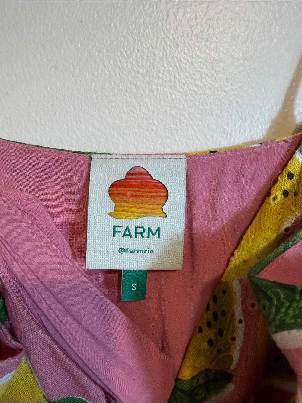 Farm Rio Fresh Lemons Ruffle Midi Dress - Picture 3 of 9